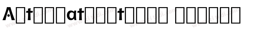 AlternateGothic2 BT字体转换
